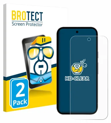 Produktbild von 2x Für Google Pixel 10a (case-friendly) Schutzfolie BROTECT Displayschutz Display Schutz Folie Klar Transparent