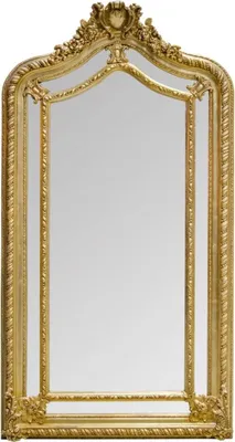 Produktbild von Casa Padrino Barockstil Wandspiegel Gold 108 x H. 200 cm - Edel & Prunkvoll