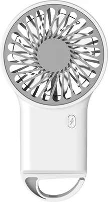 Produktbild von Tragbarer Mini-Ventilator, starker Wind, 3 Geschwindigkeitsstufen, geräuscharm, kompakte Größe, tragbarer wiederaufladbarer Kühlventilator, persönlicher kleiner Schreibtischventilator