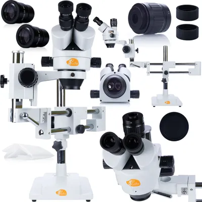 Obrázek produktu pro Trinokulární stereomikroskop na posuvníku Rosfix Jupiter Pro MSJP-T-SDMS1