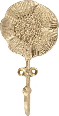 Produktbild von Doing Goods Mia Poppy Haken - Messing Gold Matt | Sontige Dekoartikel