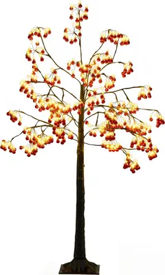 Image de Sapin de Noël artificiel de 150 cm avec lumières LED et décorations rouges
