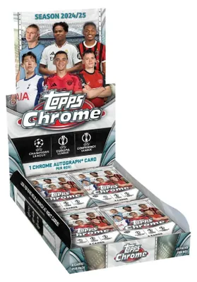 Produktbild von Topps Chrome UEFA Club Competitions 2024-25 Hobby Box