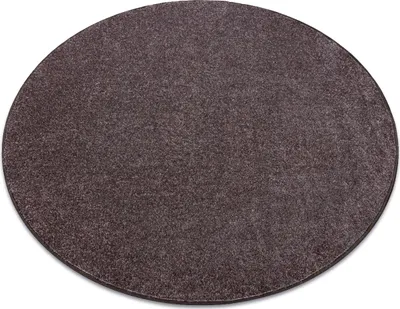 Produktbild von Teppich rund SANTA FE braun 42 eben, glatt, einfarbig braun rund 150 cm