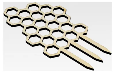 Produktbild von 5 Stück Rankgitter aus Holz für Zimmerpflanzen, Unterstützung für Kletterpflanzen im Topf, Zubehör für Gartenblumen und Klettertraining