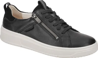 Image de Legero REJOISE Chaussures à lacets confortables pour femmes, noires Loisirs NEUF