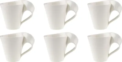 Produktbild von Villeroy & Boch New Wave Caffe Becher mit Henkel 0,3 l Set6