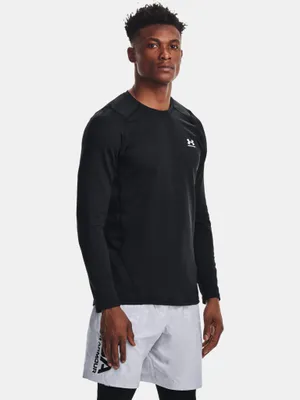 Produktbild von Under Armour Ua Cg Armor Fitted Crew T-Shirt-Schwarz 1366068-001__LG