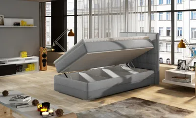 Produktbild von Luxus Designer Polsterbett Bett Betten Designerbett NEU 90x200cm Boxspring neu
