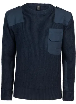 Produktbild von Brandit BW-Pullover - Rundhals, Navy, Gr.- 3XL/60