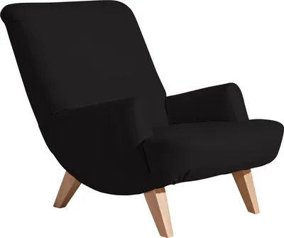 Produktbild von Max Winzer Sessel Brandford - Kunstleder schwarz - Maße: 71 x 101 x 80 cm