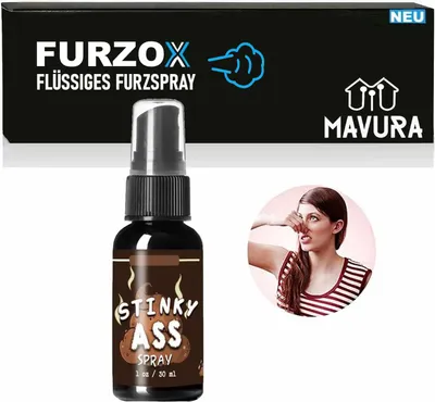Produktbild von FURZOX Pupsspray Stinkbombe Scherzartikel Furzspray 30 ml Gag Scherz stinken
