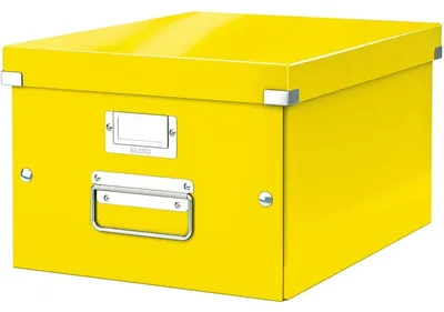 Produktbild von Leitz 60440016 Aufbewahrungsbox Karton Gelb