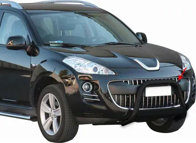 Produktbild von Frontbügel Frontschutzbügel für Peugeot 4007 2008-2012 ø63mm Stahl Schwarz