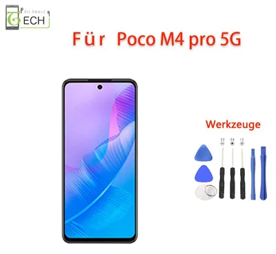 Produktbild von Für Xiaomi Redmi Poco M4 Pro 5G 21091116AG LCD Display mit Rahmen Bildschirm