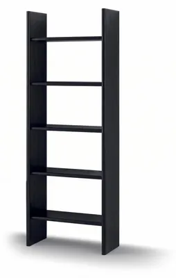 Obrázok produktu pre Dekoleiter Modern Čierna Elegantná Regálna Skriňa, Stojaci Regál, Knihovňa