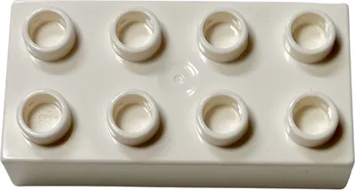 Produktbild von LEGO® DUPLO® 2x4 Steine Bausteine Weiß - 3011 NEU! Menge 10x