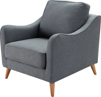 Zdjęcie produktu dla Fotel Venuste denim blue/brown