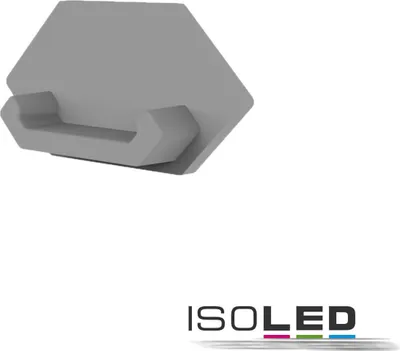 Produktbild von ISOLED Endkappe E216 für LED Trockenbauprofil Außeneck, 1STK