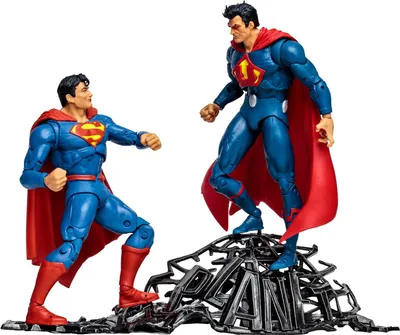 Produktbild von McFarlane Toys DC Multiverse Multipack Action Figure Superman vs Superman of Earth-3 (Gold Label) 18 cm