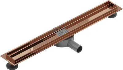 Zdjęcie produktu dla Mexen Flat 360° korpus do odpływu liniowego obrotowy 70 cm, różowe złoto - 1640070