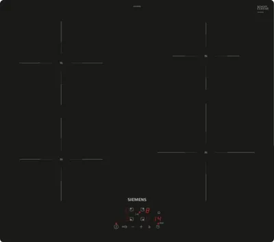 Image de Siemens iQ100, Table de cuisson à induction, 60 cm, noir, sans cadre, EU611BEB6E