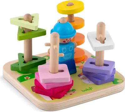 Obrázok produktu pre Drevená triediaca hračka - puzzle RK-866 Ricokids