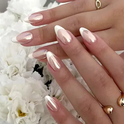 Produktbild von Künstliche Fingernägel Medium Almond Nude mit Kleber 24 Stück