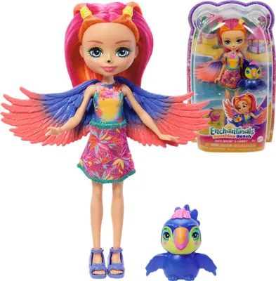 Immagine prodotto di Enchantimals Trippi Toucan - Mattel HRX83 - (Giocattoli / Figure da gioco)