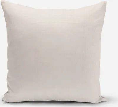 Produktbild von SCHÖNER LEBEN. Kissenhülle Baumwollstoff Reliefstruktur ecru Größe 40x40cm (HxB) 40x40cm (HxB) Größe