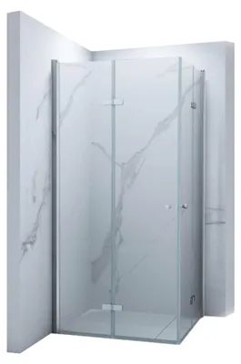 Produktbild von Silla Baxler Duschkabine 100x100x190 cm Chrom, 6 mm ESG-Glas, Nano-Beschichtung