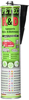 Immagine prodotto di PETEC K&D Adesivo e sigillante per carrozzeria 310ml nero 94730