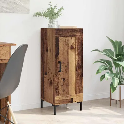 Obrázok produktu pre vidaXL Príborník Olden regenerované drevo 34,5 x 34 x 90 cm kompozitné drevo a železo