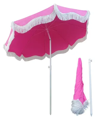 Productafbeelding van Boho Parasol met Franjes 180 cm
