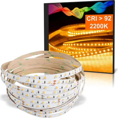 Produktbild von LED Strip 2835 Warmweiß plus (2200K) CRI 92 36W 5 Meter 24V IP20