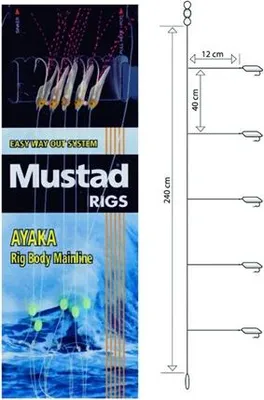Produktbild von Mustad Meeresvorfach Teaser Rig T84