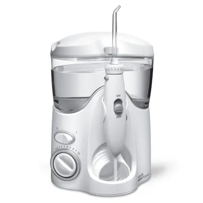 Produktbild von Waterpik Ultra WF-100 Munddusche Weiß mit 6 Aufsätzen und 10 Druckstufen