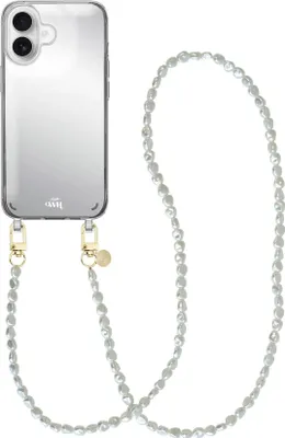 Produktbild von Pearlfection Mirror Cord Hülle - Long cord  - Kompatibel mit iPhone 16 Plus