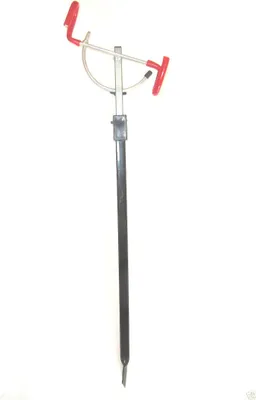 Obrázok produktu pre Stojan na prúty Stojan na prúty Stojan na zemské oštepy nastaviteľný 75-128 cm - červený 8206005