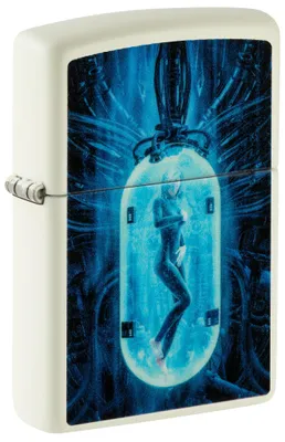 Immagine prodotto di Accendino Zippo originale Woman Tube Glow in the Dark bianco a benzina