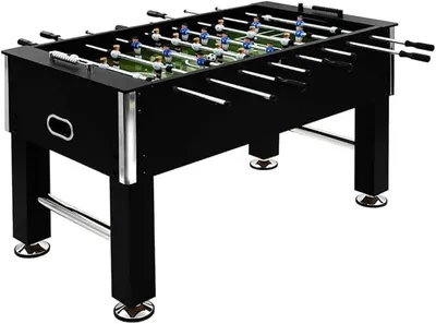 Produktbild von Kickertisch Stahl 140 x 74,5 x 87,5 cm Schwarz