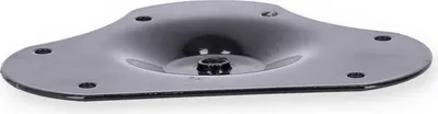 Produktbild von Hettich Tischbein Montageplatte schwarz M10 D60 mm
