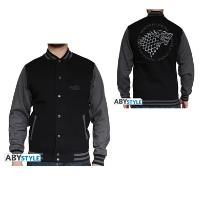 Produktbild von Game of Thrones - Stark - College Jacke, Größe:M