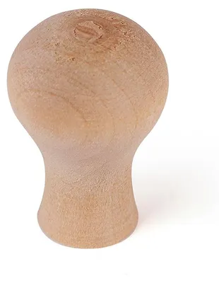 Image de Bouton De Meuble, Modèle 273, En Hêtre Brut, ø 20 Mm