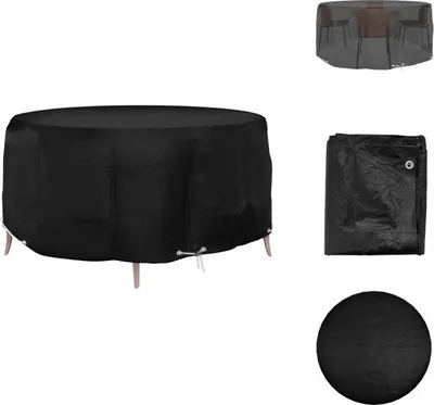 Produktbild von vidaXL Gartenmöbel-Abdeckung 10 Ösen Ø260x90 cm Rund -  Gartenmöbel-Schutzhüllen