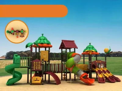 Immagine prodotto di Torre degli animali Torre da gioco all'aperto con scivolo Parco giochi per bambini Campi da gioco