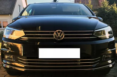 Obrázok produktu pre VW TOURAN 5T - Lišty mriežky nárazníka CHROM