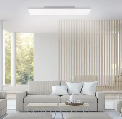Produktbild von Paul Neuhaus LED Deckenlampe FRAMELESS CCT Farbwechsel dimmbar per Fernbedienung Wohnzimmer, Flur, Büro, Arbeitszimmer