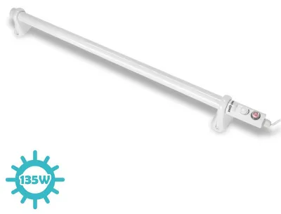 Productafbeelding van Eikuavons 2-delige set kachel voor kas, elk 135 W, buiskachel, 1000 mm