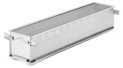 Produktbild von De Buyer AUFKLAPPBARE BACKFORM PERFORIERT 48X9X8.5 CM